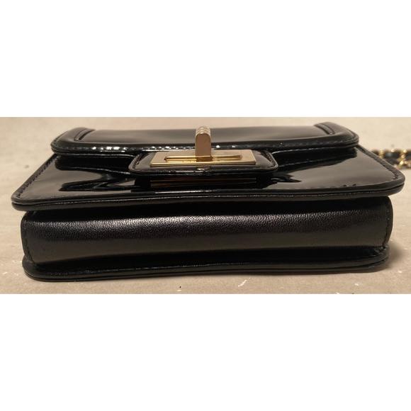 CHANEL Mini Black Patent Leather Classic Shoulder Bag - Picture 5 of 9